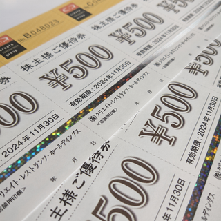 クリエイト・レストランツ　株主優待　4,000円分　クリレス(レストラン/食事券)