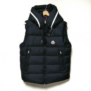 MONCLER - MONCLER(モンクレール) ダウンベスト サイズ3 L メンズ美品  CARDAMINE GILET ダークネイビー 冬