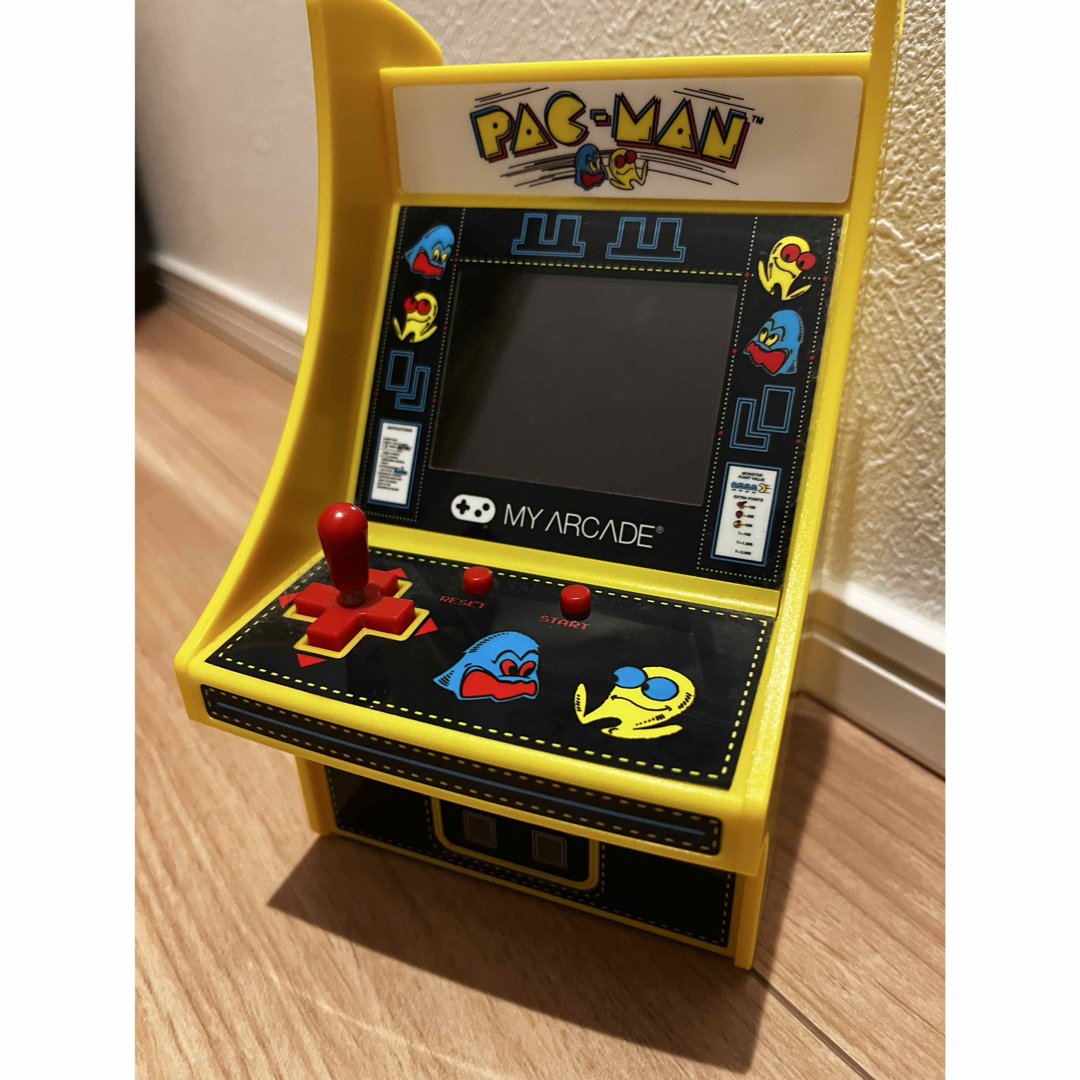 ミニチュア筐体風ゲーム機「レトロアーケード<パックマン>」の ミニチュア筐体風ゲーム機「レトロアーケード<パックマン>」の