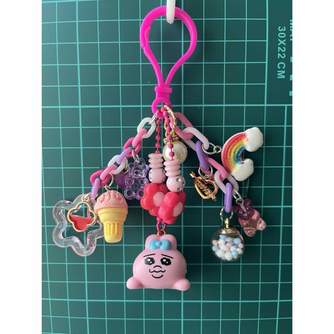 じゃらじゃらキーホルダー ハンドメイドのアクセサリー(キーホルダー/ストラップ)の商品写真