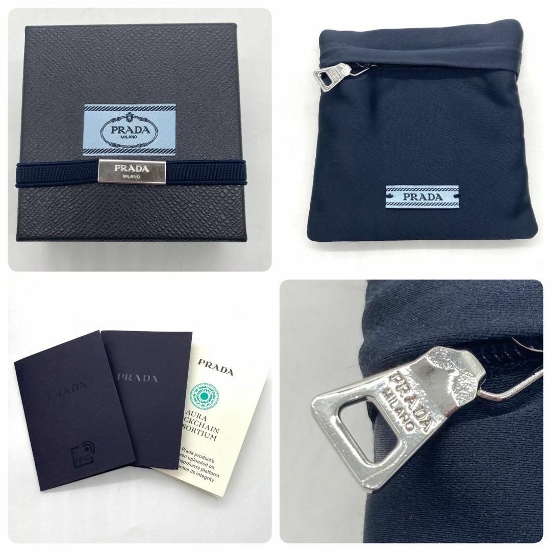 PRADA - 【箱付き☆極美品】PRADA バレッタ ヘアクリップ 三角 PRADA - 【箱付き☆極美品】PRADA バレッタ ヘアクリップ 三角