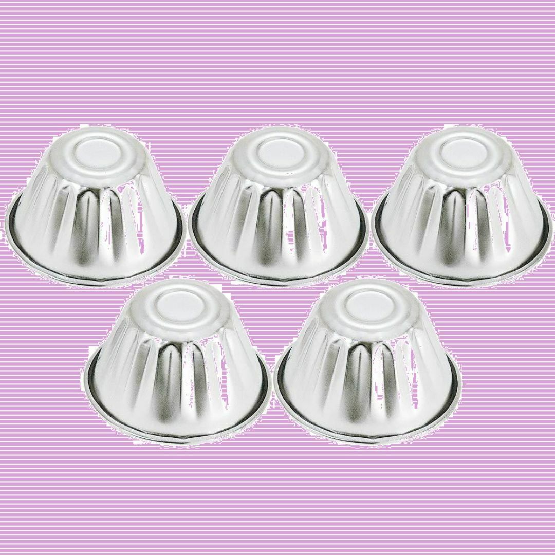 【サイズ:5個_パターン名:菊】貝印 KAI ステンレス ゼリー型 菊 5個セッ インテリア/住まい/日用品のキッチン/食器(調理道具/製菓道具)の商品写真