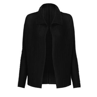 ISSEY MIYAKEイッセイミヤケ カーディガンIM33FO177 ブラック ISSEY MIYAKEイッセイミヤケ カーディガンIM33FO177 ブラック
