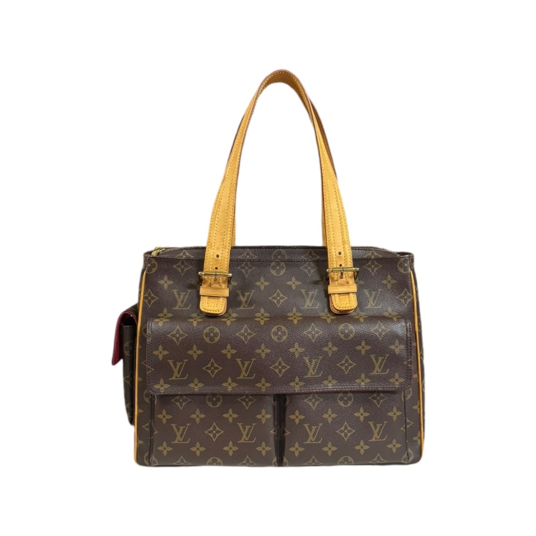 LOUIS VUITTON - ルイヴィトン ミュルティプリ シテ モノグラム ショルダーバッグ モノグラムキャンバス M51162 ブラウン レディース LOUIS VUITTON  中古