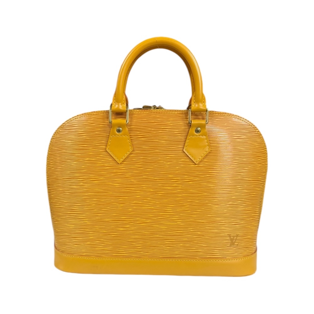 LOUIS VUITTON - ルイヴィトン アルマ エピ ハンドバッグ エピレザー M52149 イエロー レディース LOUIS VUITTON  中古