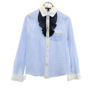 送料無料の商品 LOUIS VUITTON - ルイヴィトン フランス製 長袖 コットンシャツ シャツ+ブラウス(長袖+七分)