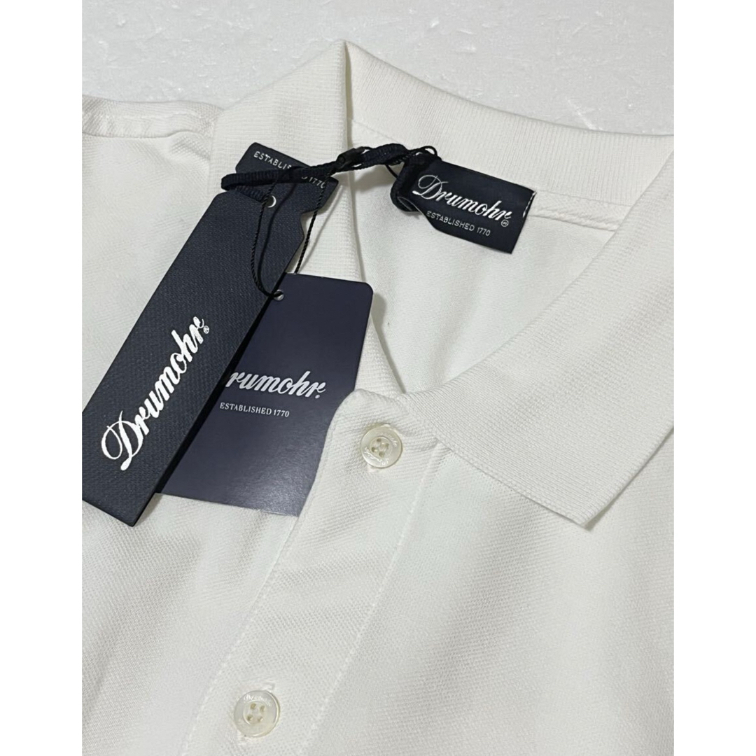 新品】DRUMOHR ドルモア ポロシャツ XS 定価21,000円 新品】DRUMOHR ドルモア ポロシャツ XS 定価21,000円