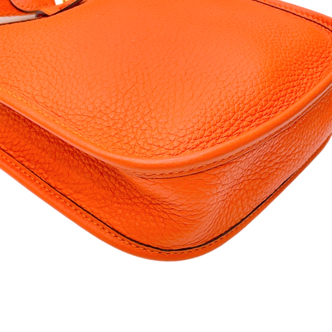 エルメス HERMES エヴリンTPM U刻印 オレンジミニアン ゴールド エルメス HERMES エヴリンTPM U刻印 オレンジミニアン ゴールド