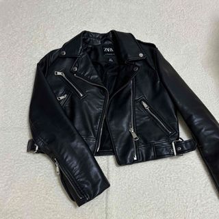 ZARA - 本革!ライダースジャケット ZARA 羊革 ラムレザー ZARA - 本革!ライダースジャケット ZARA 羊革 ラムレザー