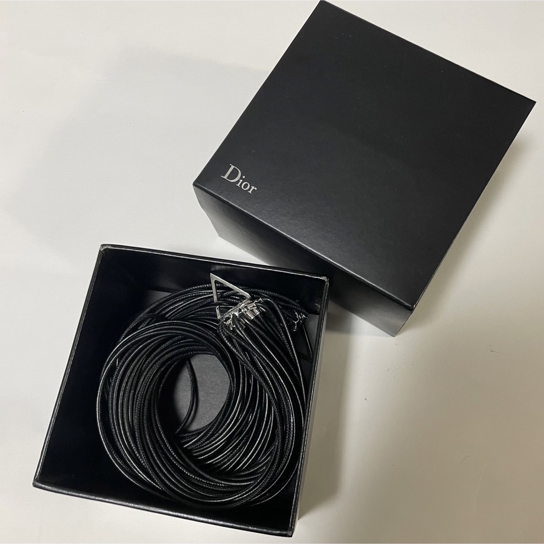 DIOR HOMME - dior homme ディオールオム レザー ネックレスの DIOR HOMME - dior homme ディオールオム レザー ネックレスの