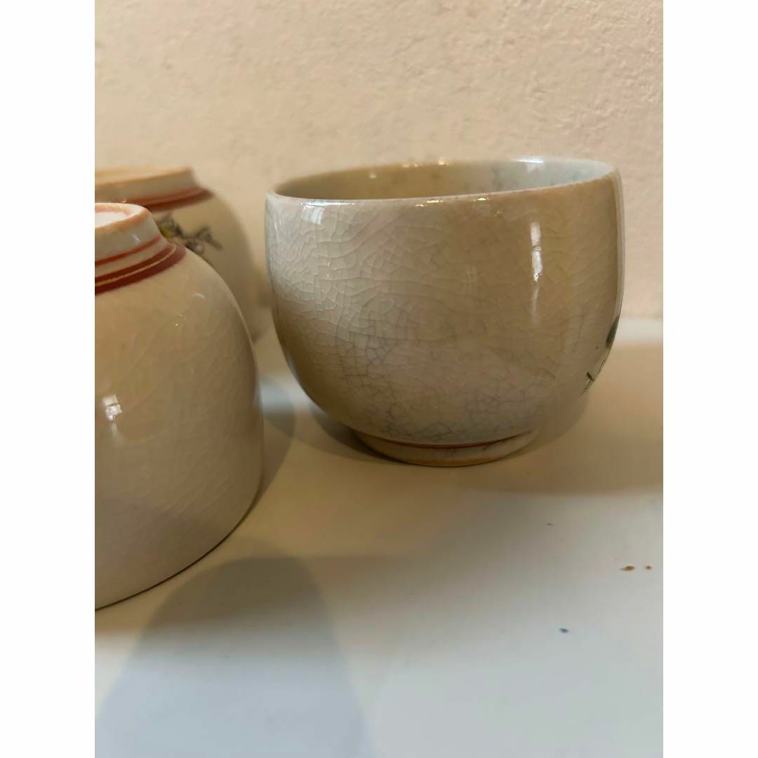 九谷青窯 - 九谷焼 湯呑み茶碗 6客セット ヴィンテージ レトロ
