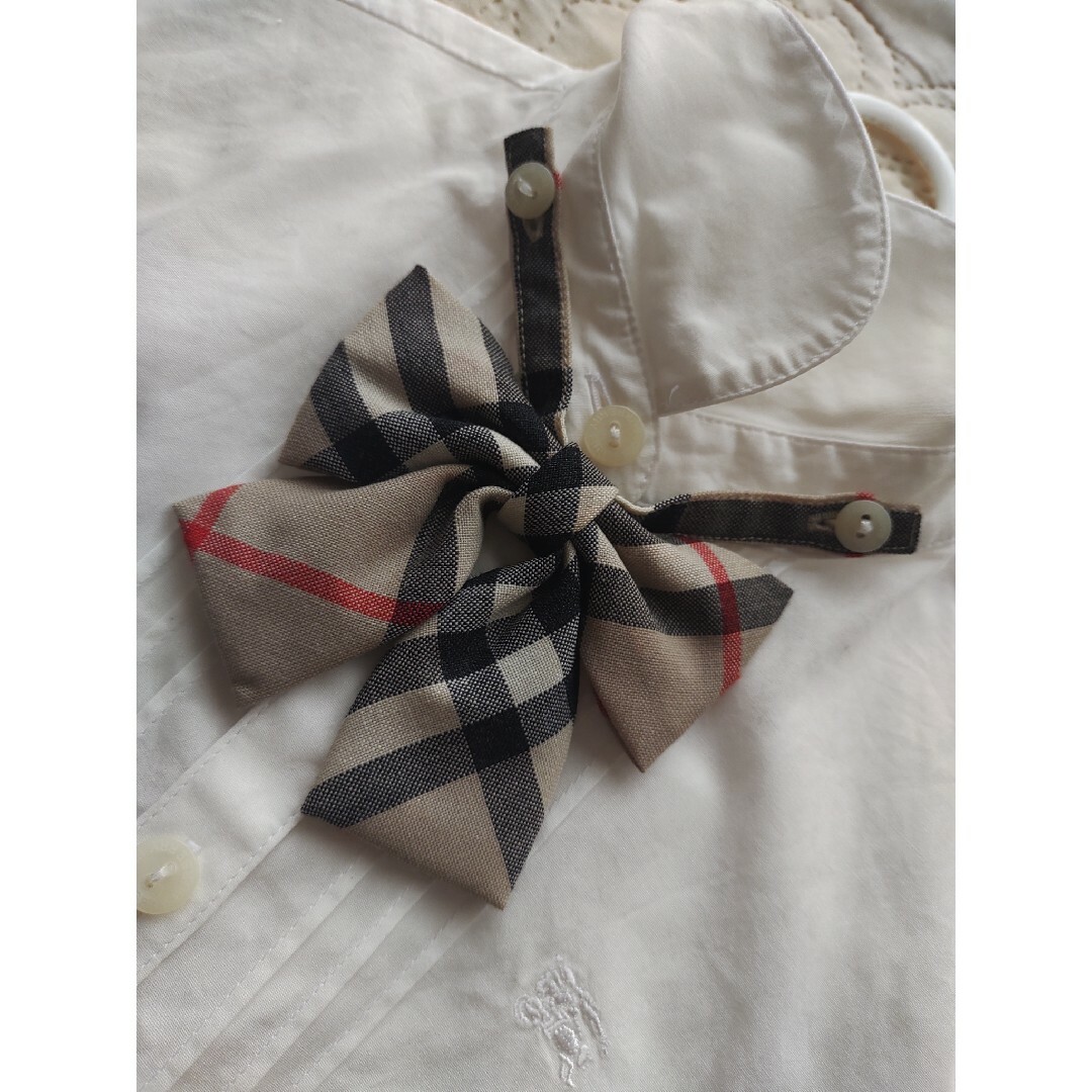 BURBERRY バーバリー ブラウス リボン スカート 120｜キッズ服(100cm~)