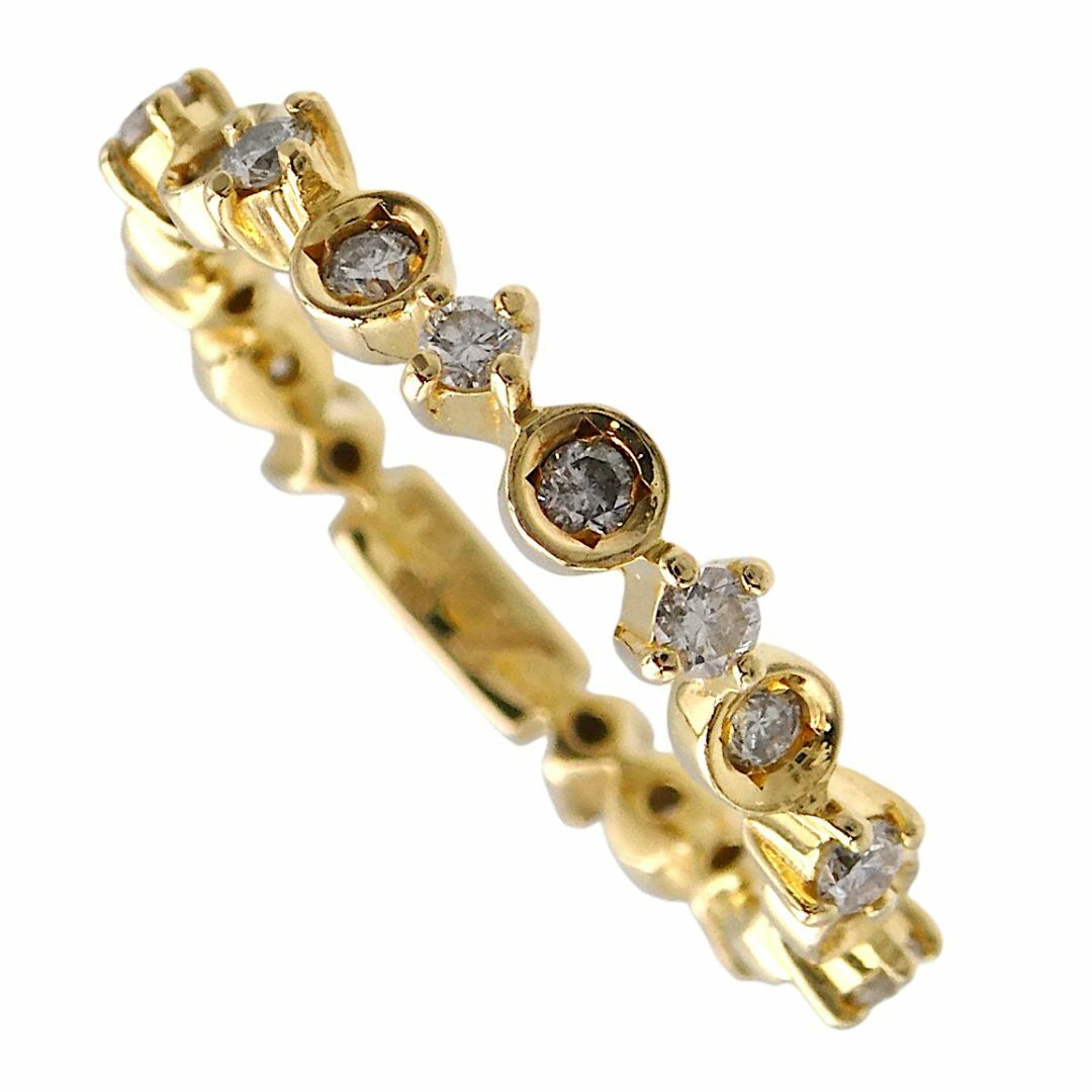 リング K18 ダイヤモンド0.38ct ほぼフルダイヤ 11号 リング K18 ダイヤモンド0.38ct ほぼフルダイヤ 11号
