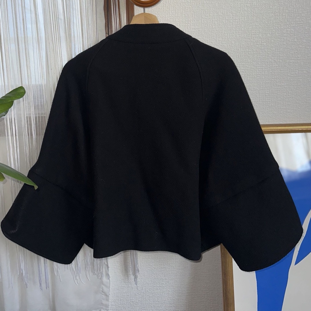 Chloé ブラック ケープコート 36 Chloé ブラック ケープコート 36
