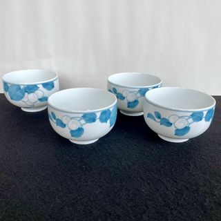 ノリタケ(Noritake)の希少 乃りたけ オールド ノリタケ 湯呑 ゆのみ 湯飲 4客 美品 1930年代(グラス/カップ)