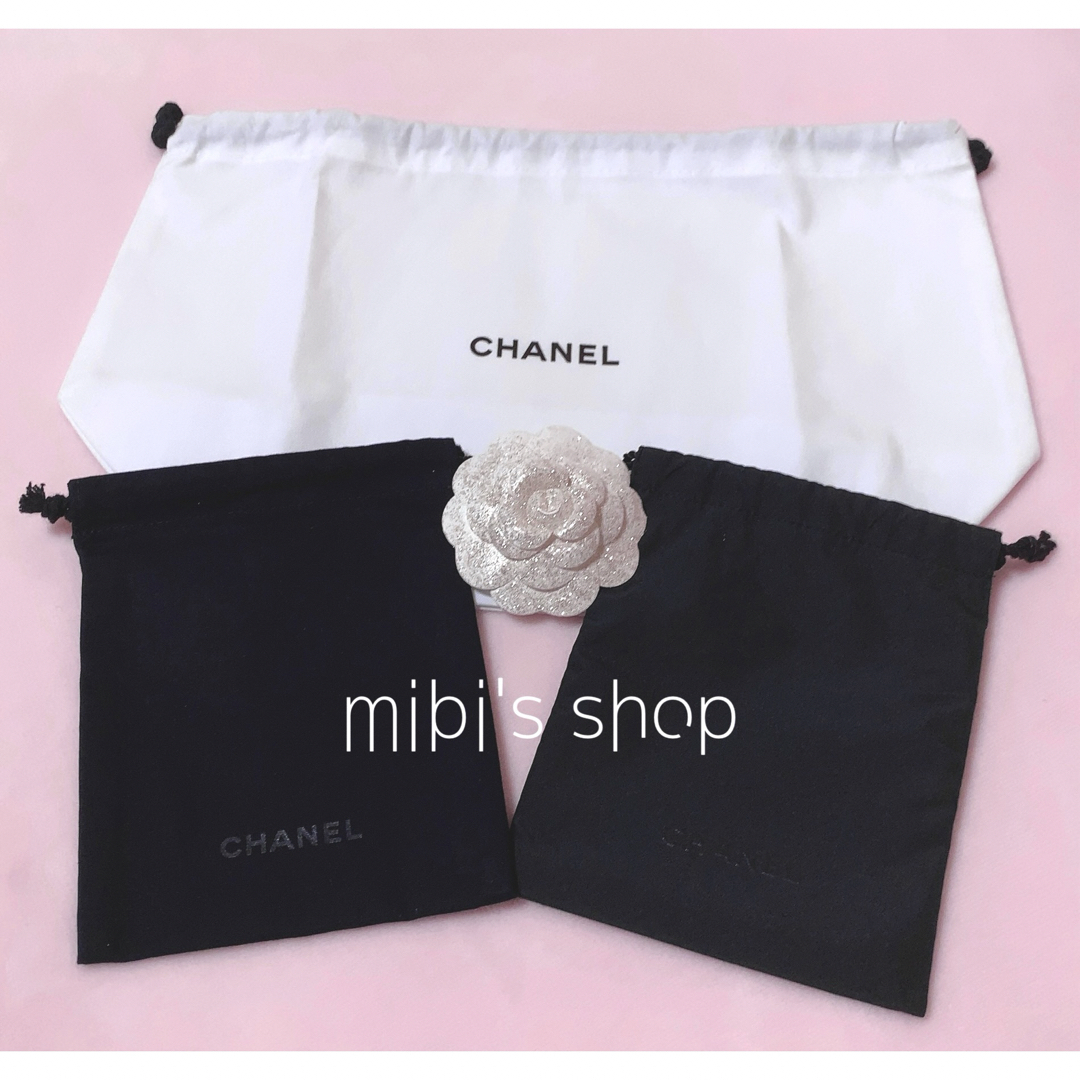 CHANEL(シャネル)のシャネル♥️巾着 ポーチ 保存袋 レディースのファッション小物(ポーチ)の商品写真