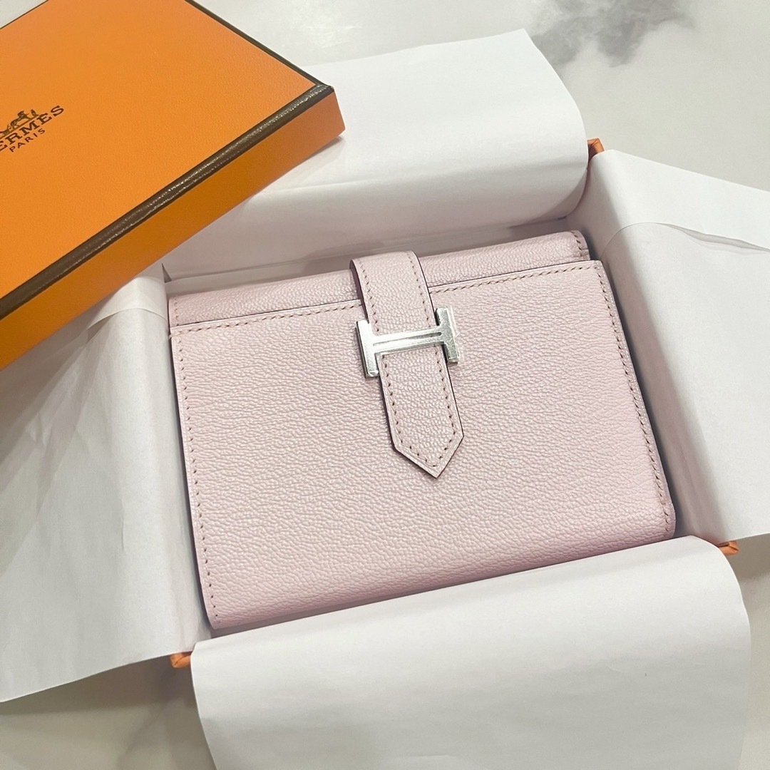 HERMES - 新品・W刻印 エルメス べアンコンビネ ローズダーリン HERMES - 新品・W刻印 エルメス べアンコンビネ ローズダーリン
