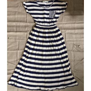 ドットアンドストライプスチャイルドウーマン(Dot&Stripes CHILDWOMAN)のDot and Stripes ボーダーロングワンピース(ロングワンピース/マキシワンピース)