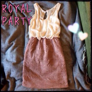 ロイヤルパーティー(ROYAL PARTY)のROYAL PARTYのドッキングワンピ(ミニワンピース)