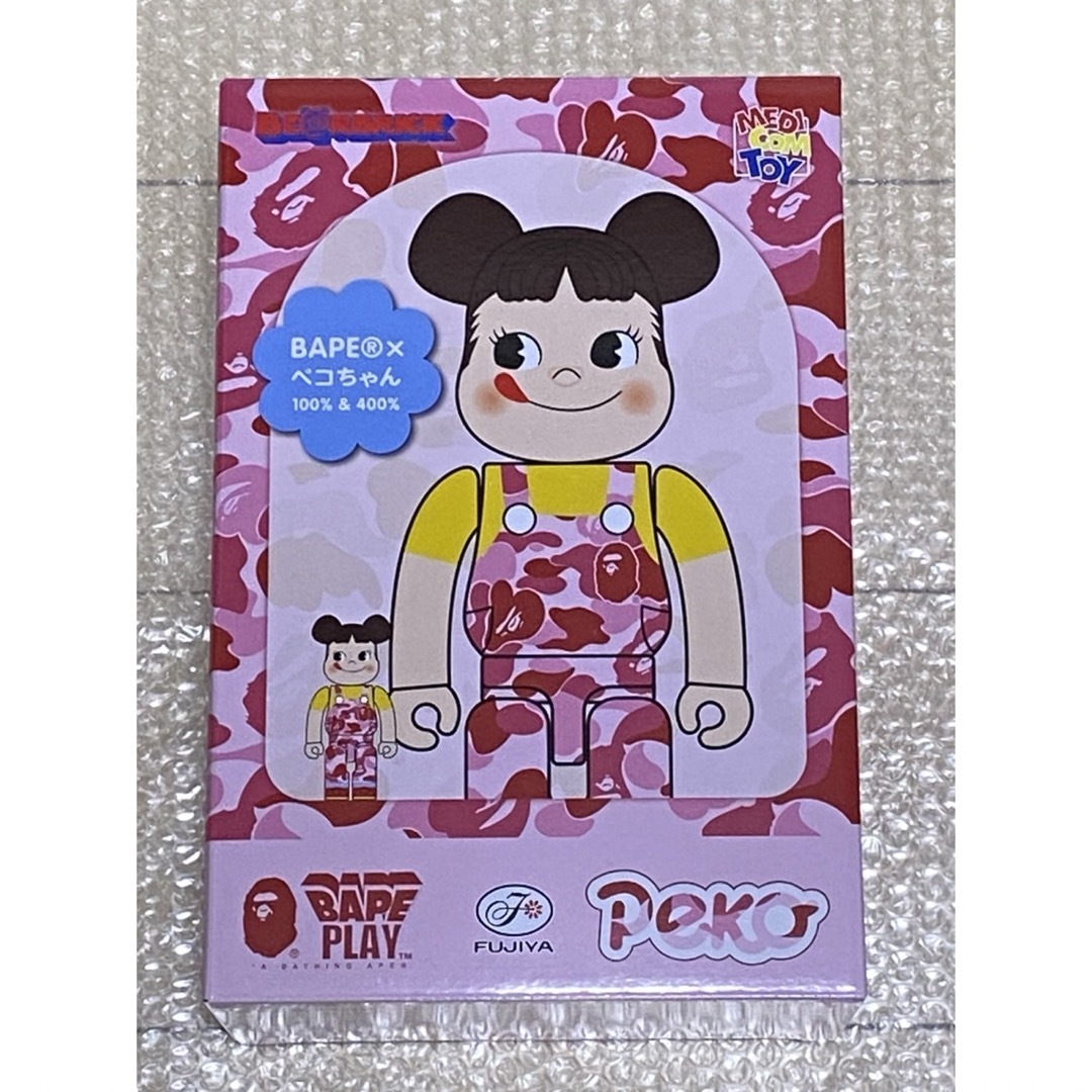 BE@RBRICK BAPE(R) × ペコちゃん 100% & 400%(MEDICOM TOY BE@RBRICK BAPE(R) × ペコちゃん 100% & 400%(MEDICOM TOY