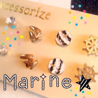 アクセサライズ(Accessorize)のAccessorize☆マリンピアス⚓︎(ピアス)