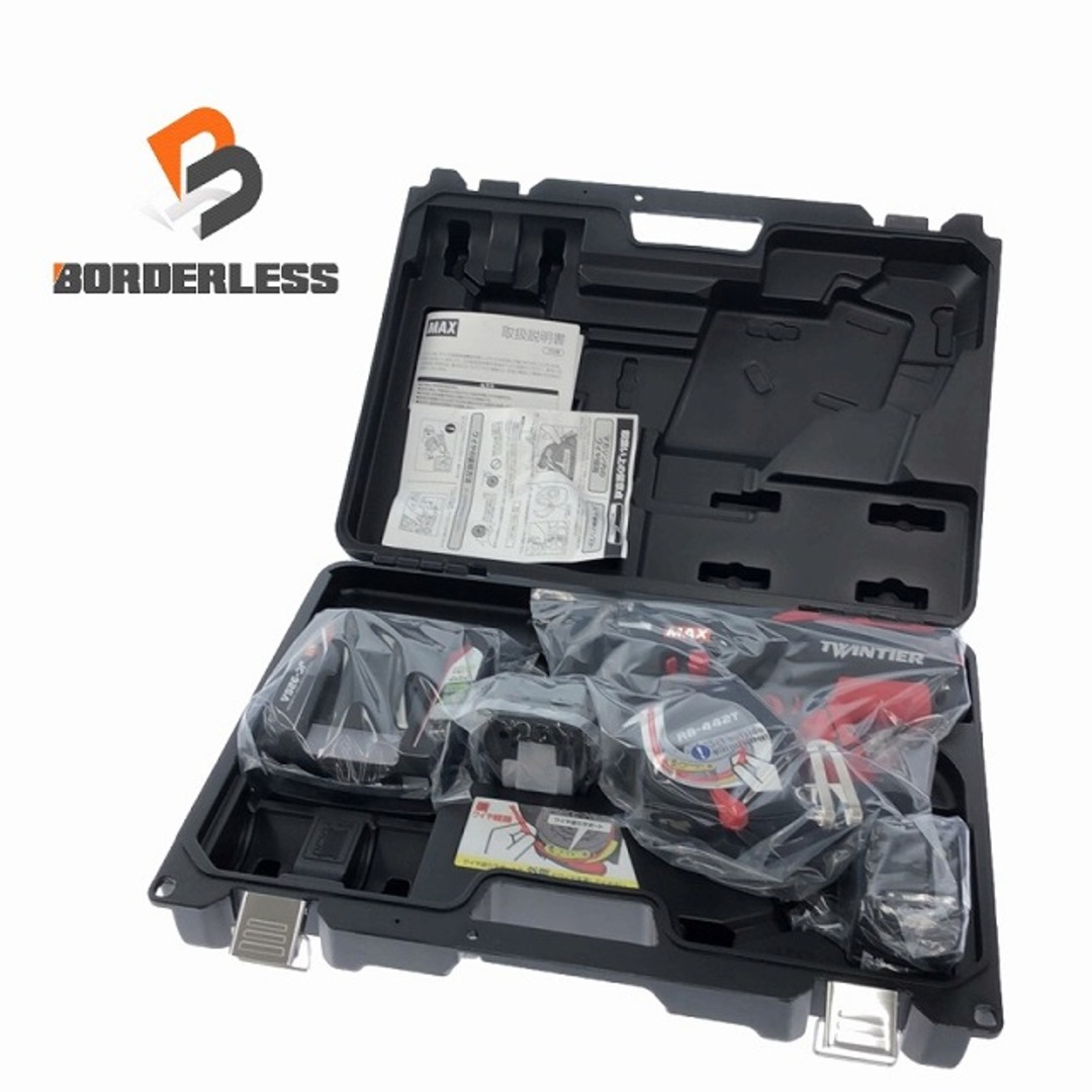 ☆未使用品☆MAX マックス 14.4V 鉄筋結束機 ツインタイア RB-442T- ☆未使用品☆MAX マックス 14.4V 鉄筋結束機 ツインタイア RB-442T-