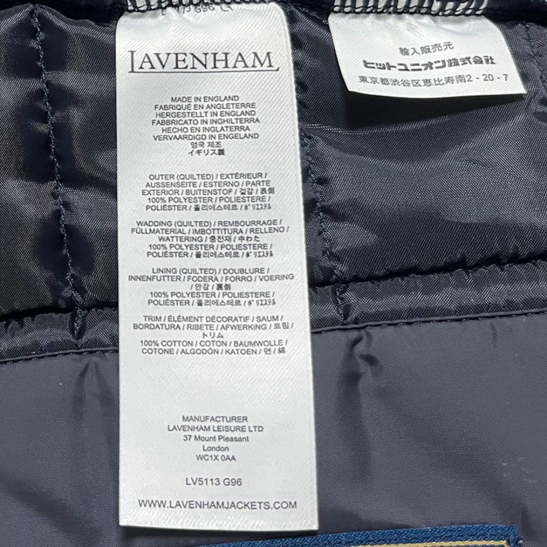 LAVENHAM - ラベンハム ホリゾンタルキルト キルティング ベスト LAVENHAM - ラベンハム ホリゾンタルキルト キルティング ベスト