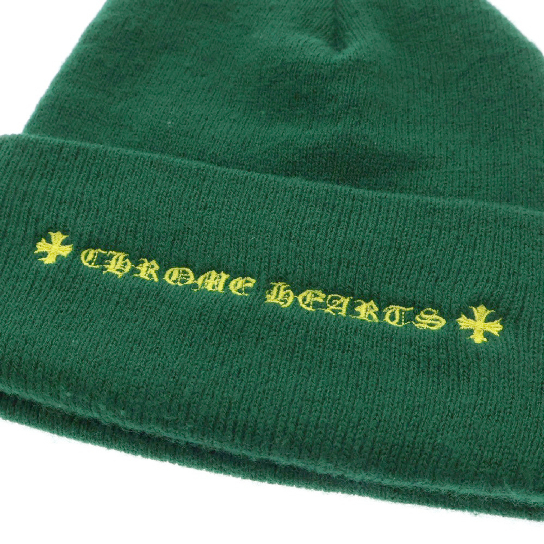 Chrome Hearts - CHROME HEARTS クロムハーツ MATTY BOY Spec Beanie マッティボーイ スペック ビーニー ニット帽 帽子 グリーン