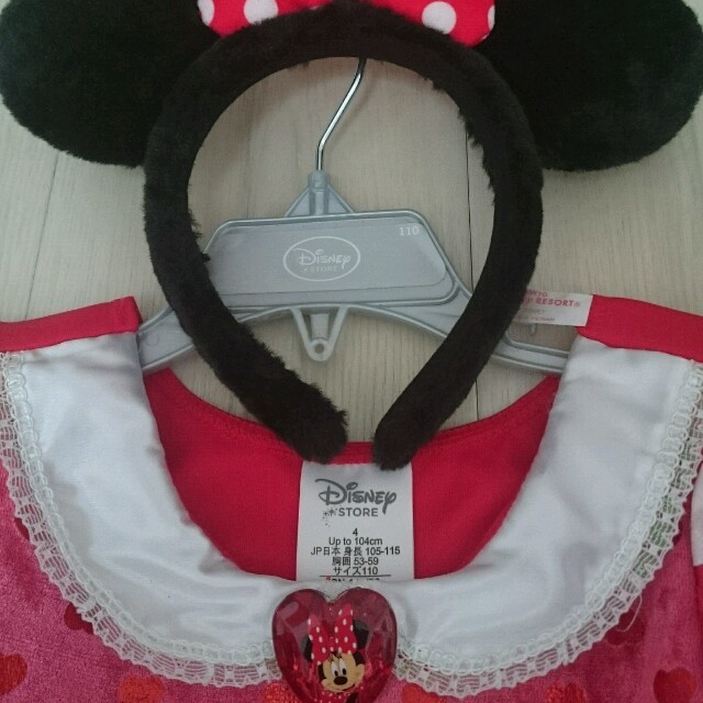 Disney(ディズニー)の【ミニーマウス】 ドレス キッズ/ベビー/マタニティのキッズ服女の子用(90cm~)(ドレス/フォーマル)の商品写真