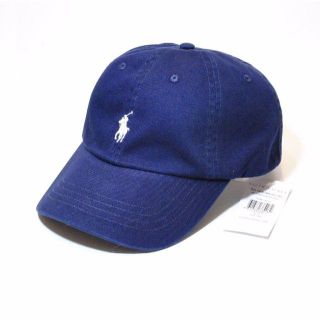 ポロラルフローレン(POLO RALPH LAUREN)のN10 新品 未使用品 タグ付き ラルフローレン ポロ ロゴ キャップ ネイビー(キャップ)