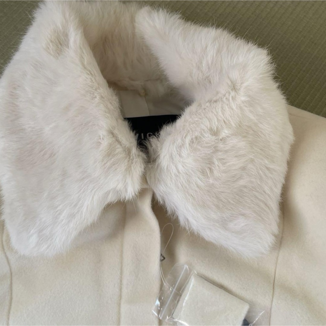 新品 VICKYビッキー ファー付 ロングコート 清楚 可愛い 綺麗