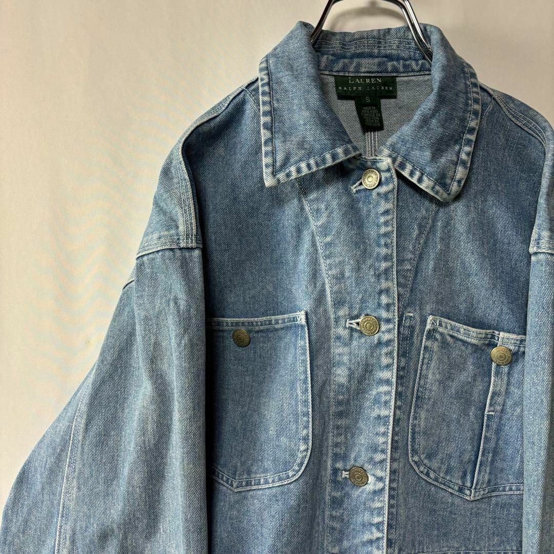 Ralph Lauren - ラルフローレン カバーオール デニムジャケット Ralph Lauren - ラルフローレン カバーオール デニムジャケット