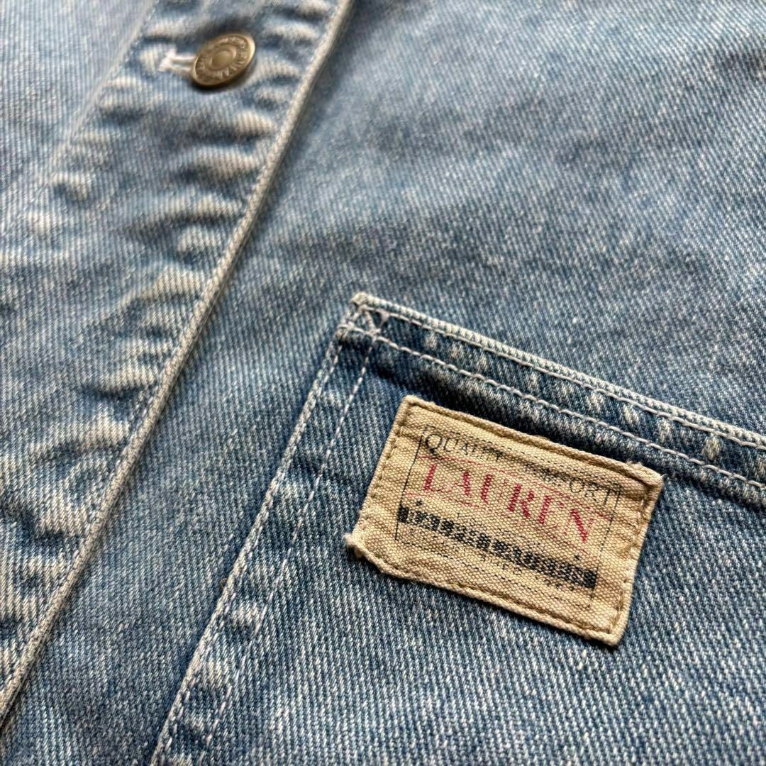 Ralph Lauren - ラルフローレン カバーオール デニムジャケット Ralph Lauren - ラルフローレン カバーオール デニムジャケット