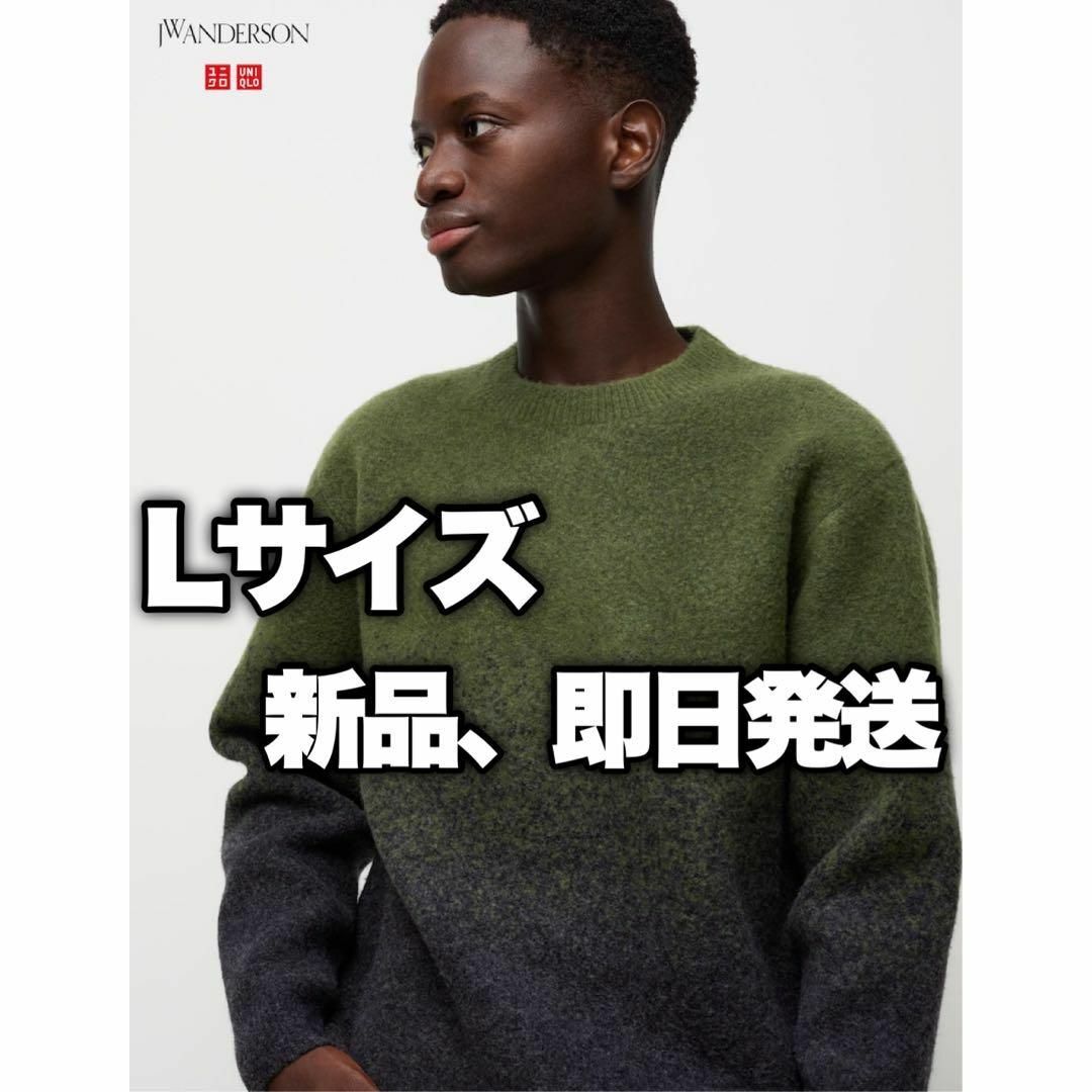 新品 UNIQLO JWA スフレヤーングラデーションクルーネック 新品 UNIQLO JWA スフレヤーングラデーションクルーネック
