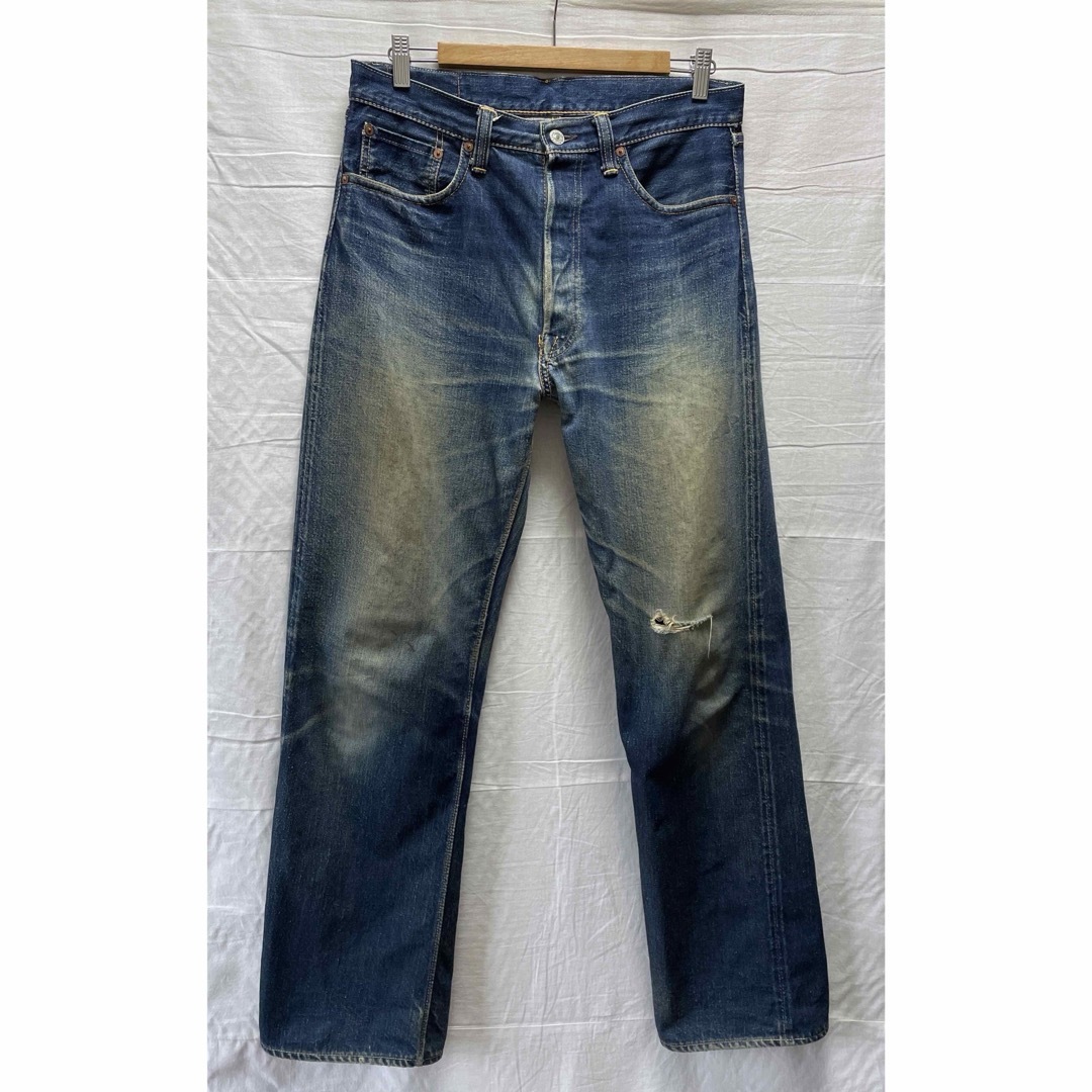 初期 水牛パッチ 色落ちサンプル級 ウエアハウス Lot 1001XX w32 初期 水牛パッチ 色落ちサンプル級 ウエアハウス Lot 1001XX w32