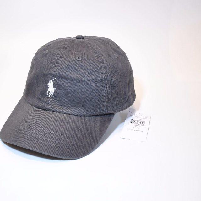 POLO RALPH LAUREN(ポロラルフローレン)のN19 新品 未使用品 タグ付き ラルフローレン ポロ ロゴ キャップ グレー メンズの帽子(キャップ)の商品写真