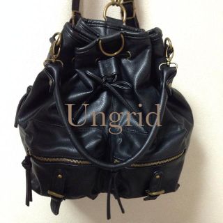 アングリッド(Ungrid)のungrid♥️２wayレザーバッグ(リュック/バックパック)