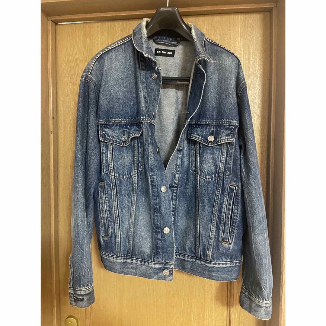 BALENCIAGA - バレンシアガ BALENCIAGA デニムジャケット 44の BALENCIAGA - バレンシアガ BALENCIAGA デニムジャケット 44の