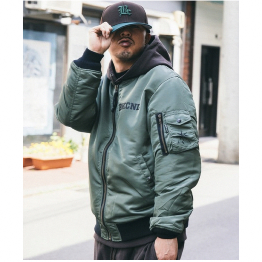 Back Channel - BackChannel バックチャンネル MA-1ナイロン Back Channel - BackChannel バックチャンネル MA-1ナイロン