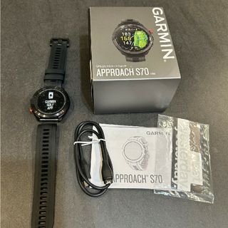 ガーミン(GARMIN)のGARMIN APPROACH S70 47MM BLACK(その他)