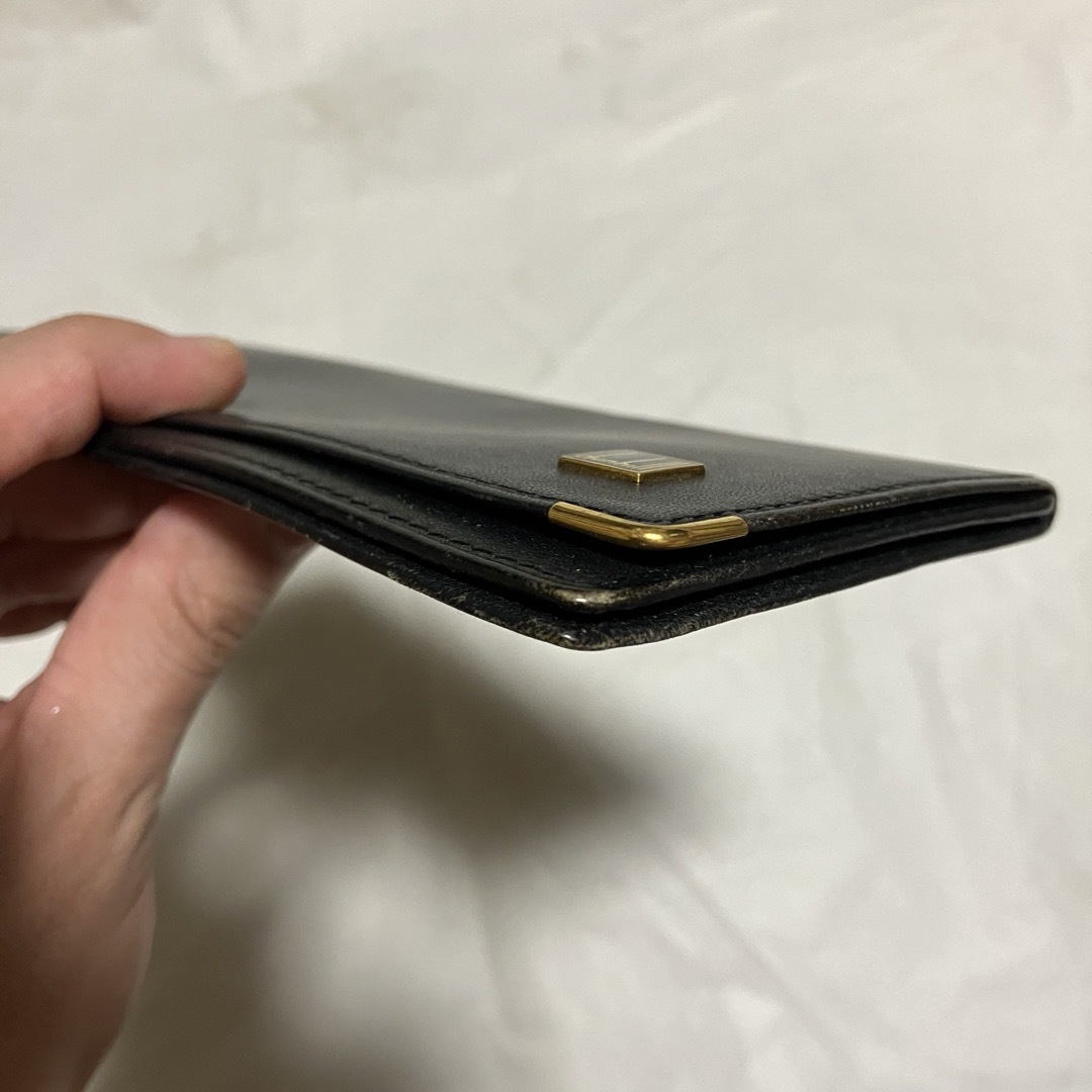Dunhill - ⑦ 【dunhill / ダンヒル】 レザー / 二つ折り 長財布 Dunhill - ⑦ 【dunhill / ダンヒル】 レザー / 二つ折り 長財布