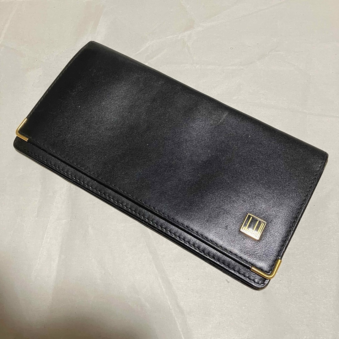 Dunhill - ⑦ 【dunhill / ダンヒル】 レザー / 二つ折り 長財布 Dunhill - ⑦ 【dunhill / ダンヒル】 レザー / 二つ折り 長財布