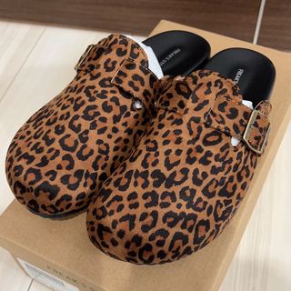 フリークスストア(FREAK'S STORE)のミュールサンダル　レオパード(サンダル)