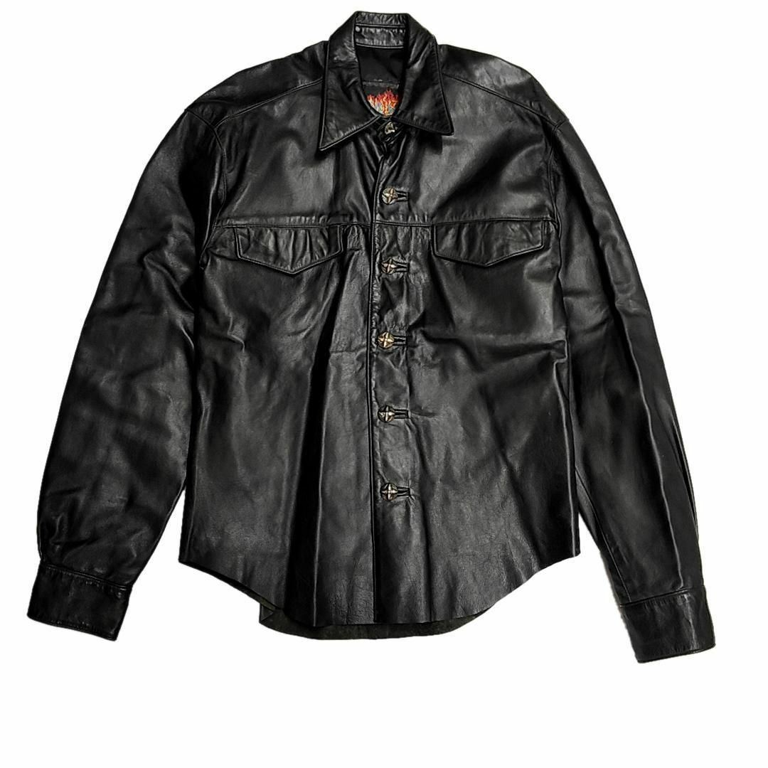 BILL WALL LEATHER - ビルウォールレザー BWL レザーシャツ 38 BILL WALL LEATHER - ビルウォールレザー BWL レザーシャツ 38