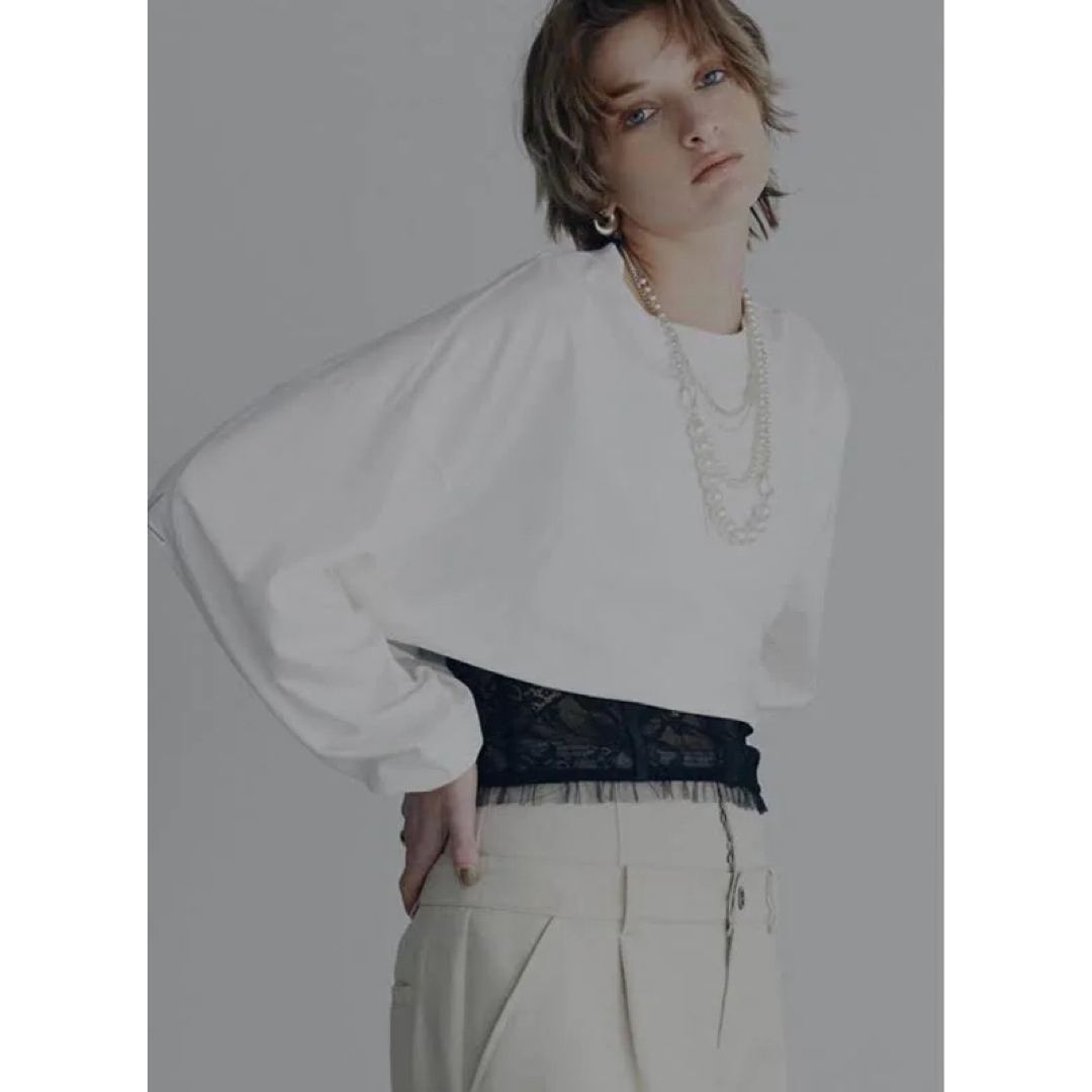 Ameri BABY DOLL LAYERED LS TEE