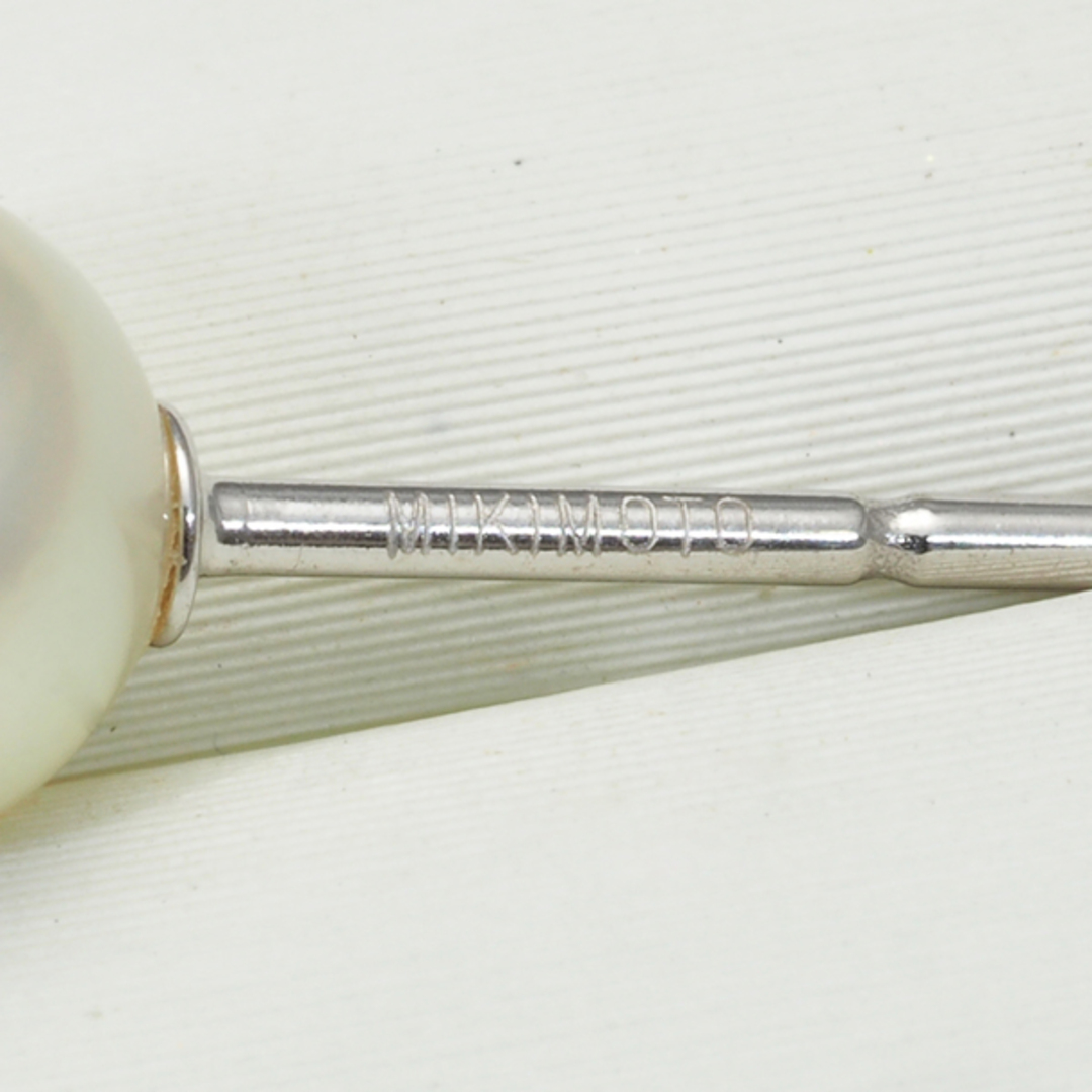 MIKIMOTO - ミキモト ピアス パール 真珠 6.3mm ダイヤ MIKIMOTO - ミキモト ピアス パール 真珠 6.3mm ダイヤ