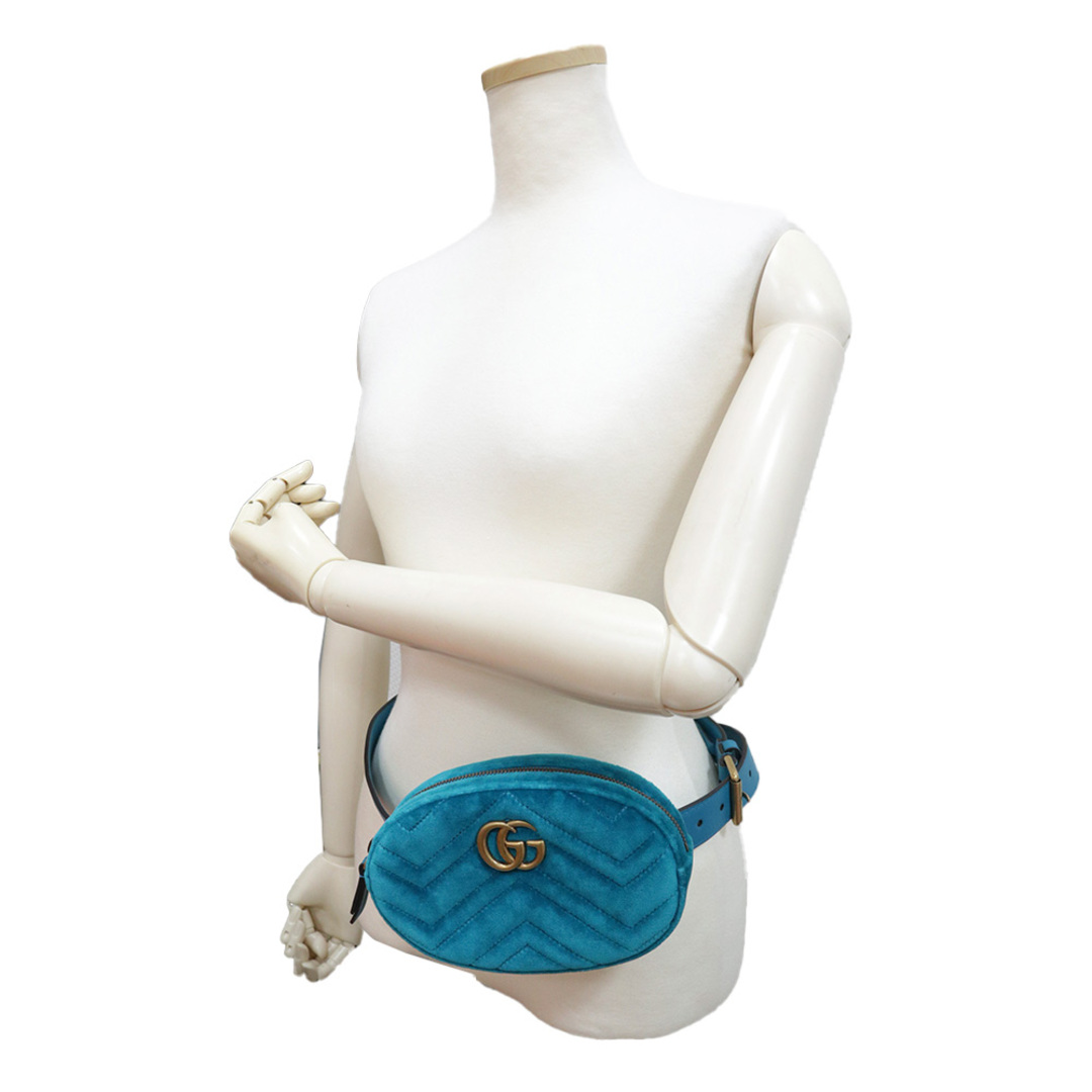 GUCCI - グッチ GGマーモント ベルト ボディ ウエストバッグ GUCCI - グッチ GGマーモント ベルト ボディ ウエストバッグ