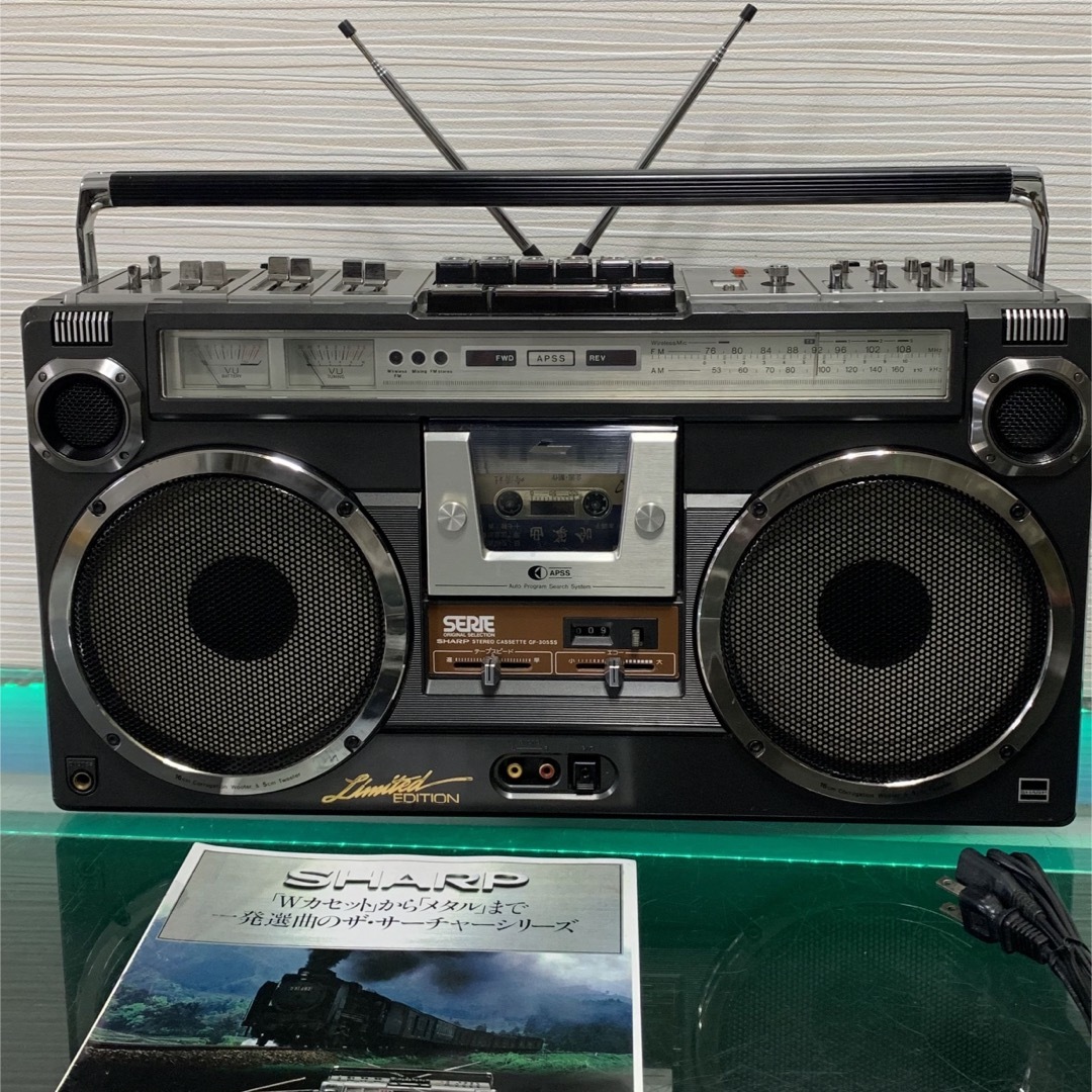 スペシャルエディション! 超希少SHARPシャープGF-305SSラジカセ スペシャルエディション! 超希少SHARPシャープGF-305SSラジカセ