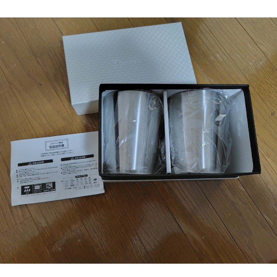 YAMAKATSU/山勝美濃陶苑 サーモ 二重 ペアマグカップ THM‐03 インテリア/住まい/日用品のキッチン/食器(グラス/カップ)の商品写真