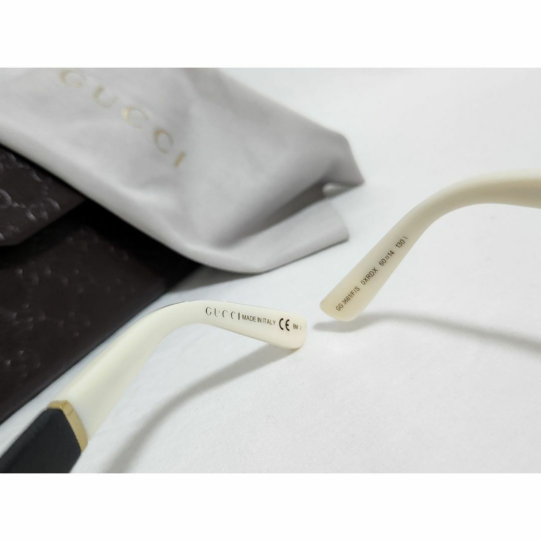 GUCCI - 正規美レア グッチ ロゴ MIXアイコン装飾 サングラス 黒 GUCCI - 正規美レア グッチ ロゴ MIXアイコン装飾 サングラス 黒
